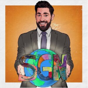 John Krasinski Instagram - ‪Wow! Can’t believe we’re coming to episode 8 of 8! No words for how much these episodes have meant to me! BUT just because the show is taking a break doesn’t mean #SGN ever does! This week we look back at all that we’ve created...TOGETHER! So send me your favorite #SGN memories!‬ 📸 @mortalartistry