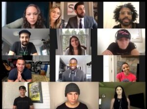 John Krasinski Instagram - A HUGE thank you to @Lin_Manuel and the entire cast of @HamiltonMusical for coming on @somegoodnews and bringing Aubrey (and all the rest of us) a much needed smile!!!
Link to full show in bio !