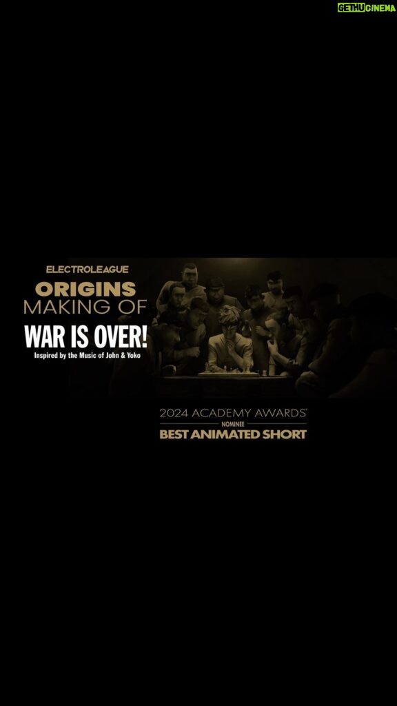John Lennon Instagram - We hope you enjoy this behind the scenes ORIGINS featurette from ElectroLeague, the studio behind “WAR IS OVER! Inspired by the Music of John & Yoko”. http://warisover.com Join Director/Writer Dave Mullins, Producer Brad Booker and Executive Producer Sean Ono Lennon as they delve into the inception of their creative process. Winner of the Annie Award for Best Short Subject and Nominated for Best Animated Short at the 96th Academy® Awards. #WARISOVER! #Animation #ShortFilm #FYC #Oscars2024