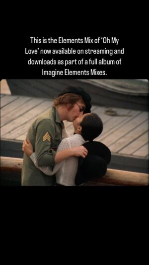 John Lennon Instagram - OH MY LOVE (Elements Mix)
This is the Elements Mix of ‘Oh My Love’ now available on streaming and downloads as part of a full album of Imagine Elements Mixes, sounding especially good in Spatial Audio/Dolby Atmos. This mix features just John’s double-tracked vocals.