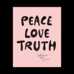 John Lennon Instagram - PEACE LOVE TRUTH posters in-store now
