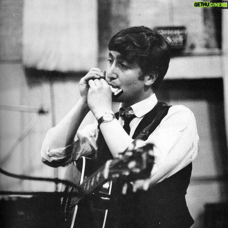 John Lennon Instagram - PLEASE PLEASE ME. In the key of E. John is playing a 12-hole Echo Vamper in E. 🎧 → Listen To This John Lennon Harp & Harmonica Playlist (→ link in bio). Abbey Road Studios
