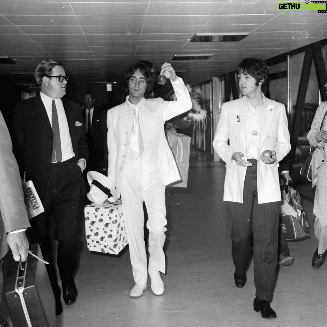 John Lennon Instagram - 16 May 1968 Heathrow Airport