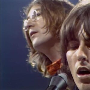 John Lennon Instagram - HEY JUDE.
'Hey Jude' is Paul's. It's one of his masterpieces. He said it was written about Julian, my child. He knew I was splitting with Cyn and leaving Julian then. He was driving to visit me or Julian. I think it was just to see Julian to say 'hi' to him, because he'd been like an uncle, you know, he was always good with kids. And he came up with 'Hey Jude'. 

But I always heard it as a song to me. If you think about it, Yoko's just come into the picture, he's saying 'Hey Jude / Hey John'. I mean, so I'm sounding like one of those fans that's writing things into it. But you can hear it as a song to me. Although it's also a song about him and Franny Schwartz at the time, too. 

But you hear the lines 'on your shoulder' and all those things I always took personally because I was the one with a chip on my shoulder. And 'go out and get her' and forget everything else. So subconsciously I take it that he was saying, 'go ahead'. On a conscious level he didn't want me to go ahead. Subconsciously the angel in him was saying, 'bless you.' The devil in him didn't like it at all because he didn't want to lose his partner. 

Hey Jude don't make it bad
Take a sad song and make it better
Remember to let her into your heart
Then you can start to make it better

Hey Jude don't be afraid
You were made to go out and get her
The minute you let her under your skin
Then you begin to make it better

And anytime you feel the pain hey Jude refrain
Don't carry the world upon your shoulders
For well you know that it's a fool who plays it cool
By making his world a little colder

Hey Jude don't let me down
You have found her now go and get her
Remember to let her into your heart
Then you can start to make it better

So let it out and let it in hey Jude begin
You're waiting for someone to perform with
And don't you know that it's just you
Hey Jude, you'll do
The movement you need is on your shoulder

Hey Jude, don't make it bad
Take a sad song and make it better
Remember to let her under your skin
Then you'll begin to make it better
Better better better better better oh

Na na na na na na na, na na na na
Hey Jude