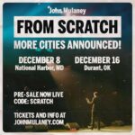 John Mulaney Instagram – More tour dates announced. 
Pre-sale code SCRATCH. 
Tickets at JOHNMULANEY.COM