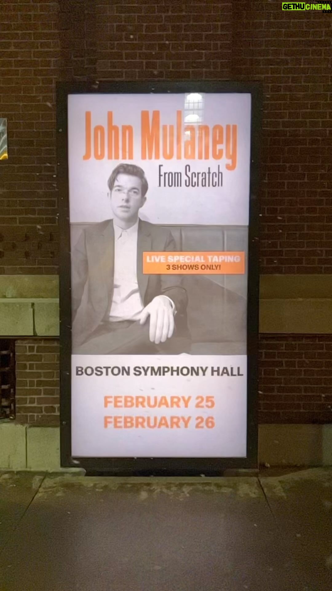 John Mulaney Instagram - 📸 by @marcusrussellprice Boston Symphony Hall