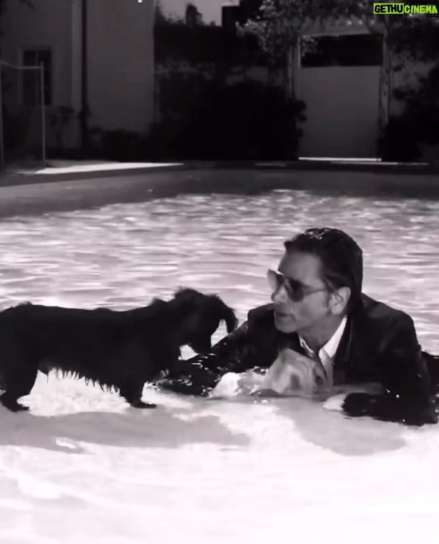 John Stamos Instagram - Thank you for having “This Guy” (me) featured in @INSTYLEMAGAZINE Special THANK YOU - to Photographer: @alexgharper Love these pics and Billy is going to be thrilled that his doggy, Brickis made the spread. Check out my Komi in bio for full story.