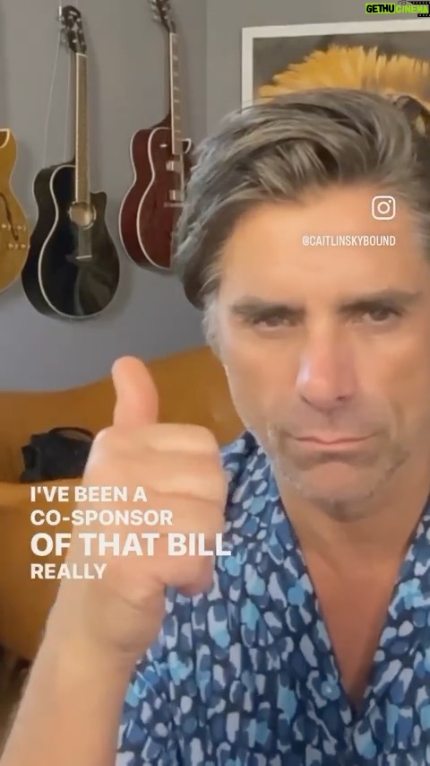 John Stamos Instagram - What my wife wants for Mother’s Day, she gets. This was an easy one to check off the list. Thank you @congressmansherman for supporting the Bipartisan Background Checks Act (H.R. 715 / S. 494) and for everything else you do for our district. Great campaign @forfactssake_ !! Looking forward to the next one.
