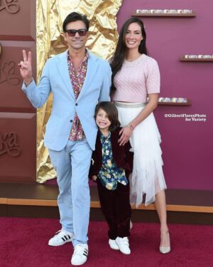 John Stamos Instagram - We got the golden ticket to the premiere of @wonkamovie last night! It was such a treat to bring Billy with us to this one. He was so excited and we all loved the movie. Thanks for having us! Go see #WonkaMovie this weekend 🍫 

@johnphotography
@gilbertfloresphoto
@gettyentertainment