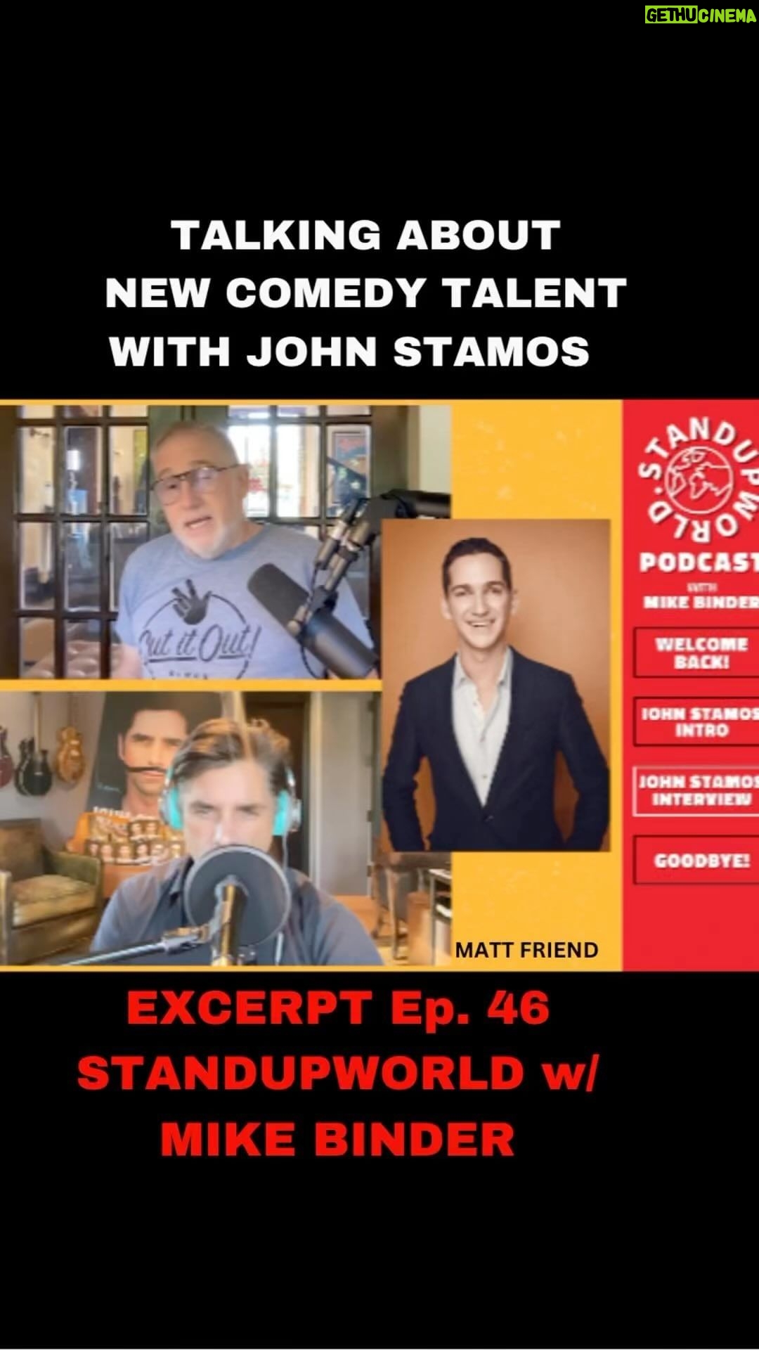 John Stamos Instagram - New Episode out this weekend with my pal @johnstamos @yannispappas It's a good one. #standupworld #podcasting #podcastersofinstagram #standupcomedy