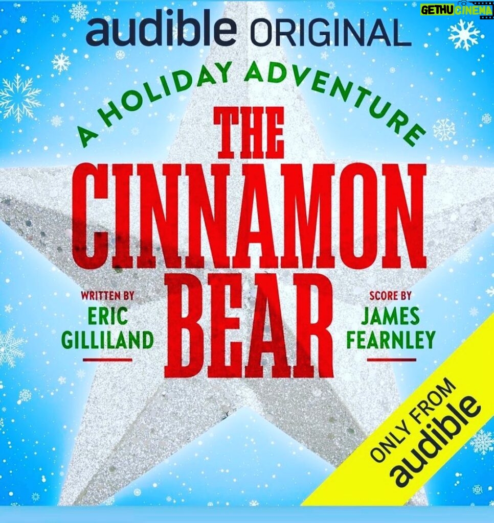 Johnny Galecki Instagram - Proud to be a part of this holiday love and laughter based on the 1937 radio show, “The Cinnamon Bear,” available on @audible and written by @ergill2 composed by @germsfinally (one of my favorite musicians). Cast includes myself, as Fee-Fo the Giant, @alancummingsnaps as Cinnamon Bear, @vancityreynolds as Santa Claus, John Goodman, Marcia Gay Harden, Rachel Dratch, Catherine Keener, Martha Plimpton, Helen Hunt, Thomas Lennon, Ana Gasteyer, Sarah Vowell and Milo Manheim. Happy holidays, All!