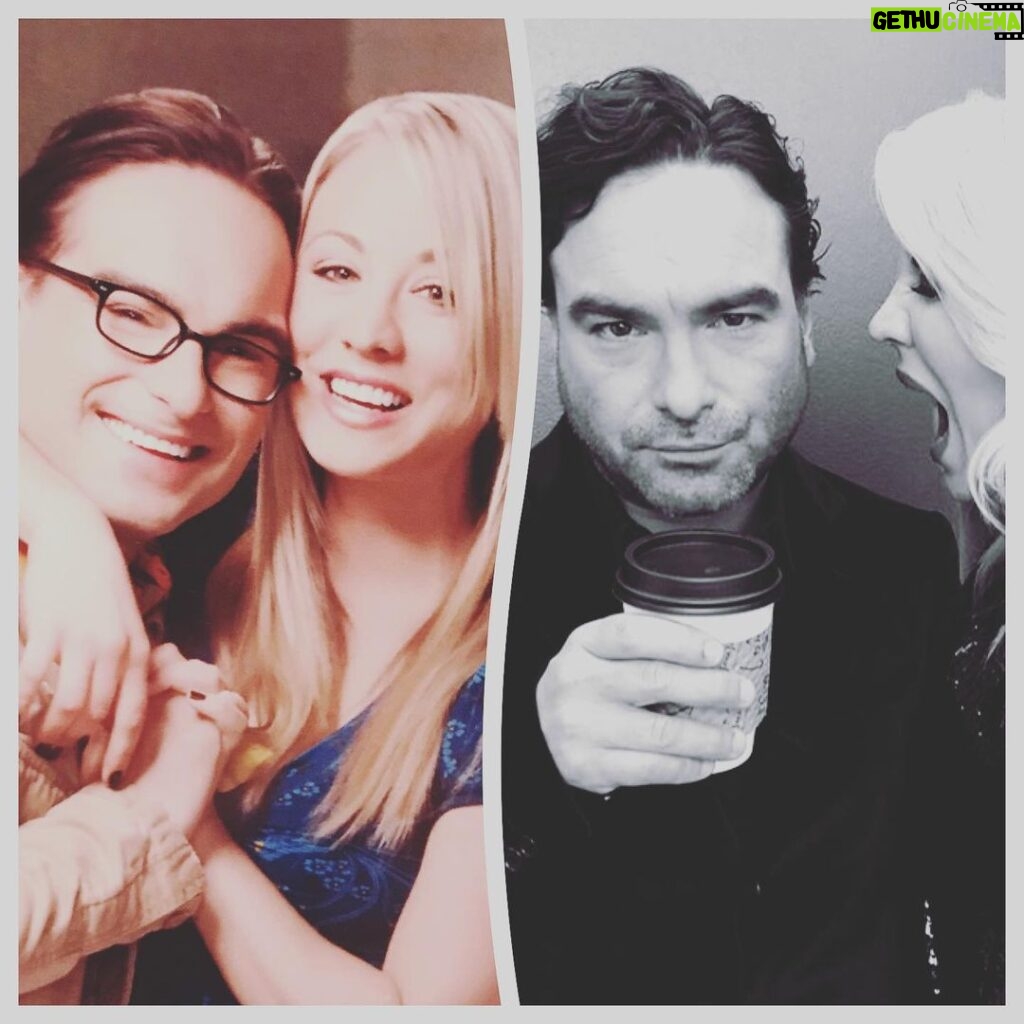 Johnny Galecki Instagram - What a difference 12 years of fake marriage makes. ❤you, Mooks. @kaleycuoco