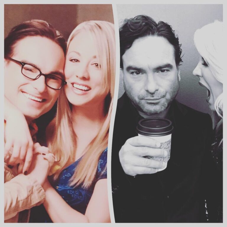 Johnny Galecki Instagram - What a difference 12 years of fake marriage makes. ❤️you, Mooks. @kaleycuoco