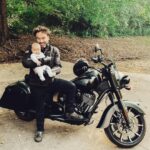 Johnny Galecki Instagram - #godson time w/ my right-hand-man, Huckleberry Houser who will crush me in arm wrestling by the time he’s four months old. Many adventure to come and share, Little Big Man. ❤️❤️❤️Well done, @tatianahouser & @randyhouser #unlikelypals