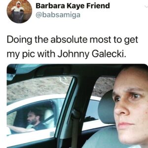 Johnny Galecki Instagram - Miss you already @babsamiga you sneaky and irresponsible driver. (P.S., I may or may not have been wearing pants.) ❤️