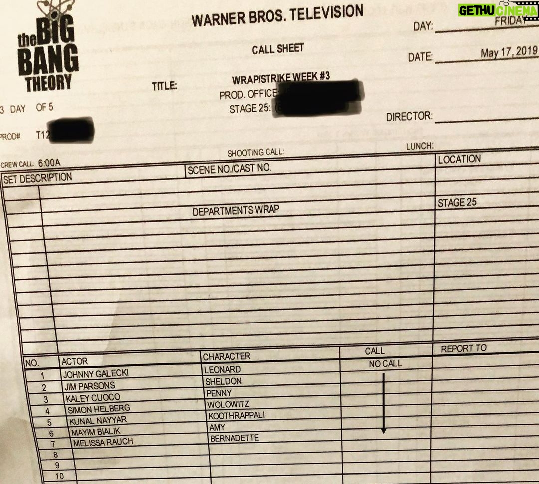 Johnny Galecki Instagram - Kinda seems a waste of paper, no? @bigbangtheory_cbs @kaleycuoco @therealjimparsons #simonhelberg @kunalkarmanayyar @themelissarauch @missmayim