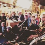 Johnny Galecki Instagram - Cast and crew of @bigbangtheory_cbs watching the last scene during the final taping. Pic #2 watching pre-taped scenes with executive producer and writer @stevemolaro It took over 150 people to build each episode but this man cannot possibly be credited enough. I love you, Lil’ Guy.