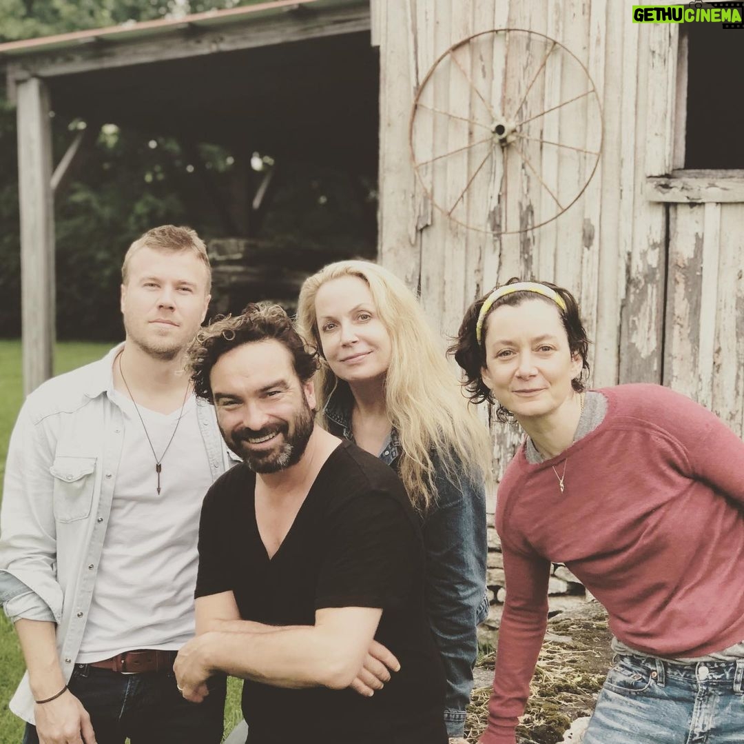 Johnny Galecki Instagram - L-R @corymichaelwood #maryquigley @thesaragilbert #crisisinnashville