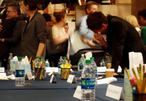 Johnny Galecki Instagram - This morning was not an easy one. The final table reading for @bigbangtheory_cbs So very sad. So very grateful.