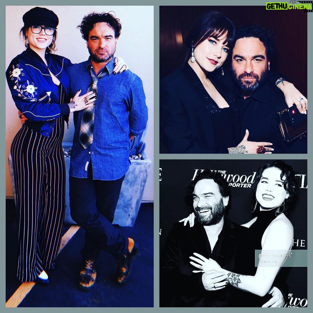 Johnny Galecki Instagram - @alainamariemeyer in constant wonder / glee that my heart is still beating. ❤️ #scamps