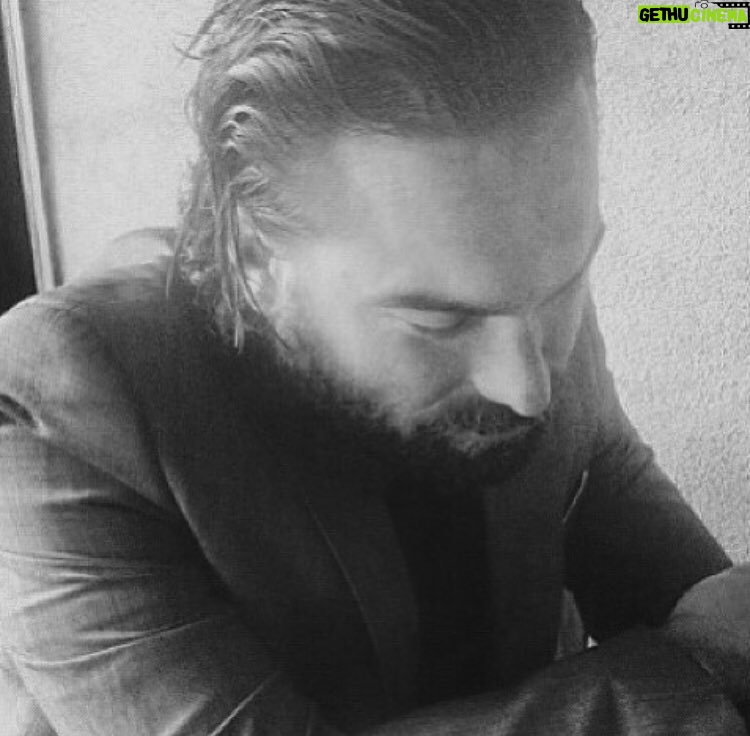 Johnny Galecki Instagram - Thinking before speaking... (There’s a first time for everything.)