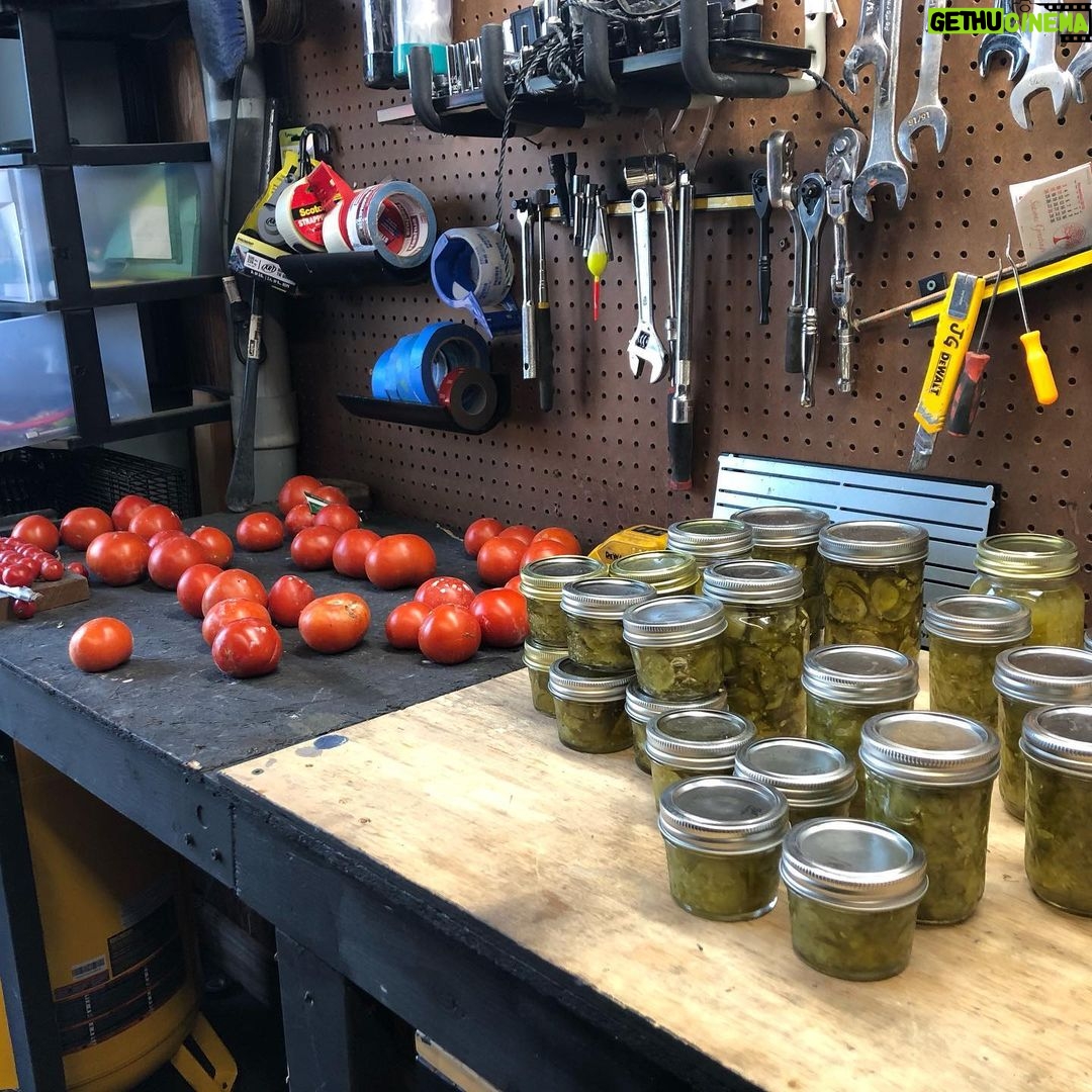 Johnny Galecki Instagram - Gazpacho and pickles anyone? Happy Sunday. XO.