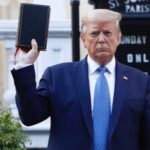 Johnny Galecki Instagram - Donald Trump showing off one of the rare moments he’s held a Bible. Mr. Trump, you can not mobilize the American military against the American people. Not legally and certainly not morally. Such requires permission from each state. You do not know the Constitution. You do not know the law. You do not know your job. OUR (not your) mighty and courageous soldiers, profoundly saluted and embraced by us civilians, will always be outnumbered by our population. Hence our Second Amendment. This is not a monarchy, Mr. Trump. This is the Land of the People. You can not “dominate” us. You can only serve as the civil servant you were elected. We need understanding. And compassion. And trusted leadership. Not your irresponsible and thoughtless, extremely dangerous threats and your pathetic and impotent bullying. I’ve hesitated sharing these feelings of outrage because all our current fires do not need to be stoked further and all I pray for is peace and harmony and voices for us ALL. But I’m sincerely convinced at this point that this unstable person will not be satisfied until he creates another civil war. Please lay down your guns and your tear gas cans. Your true duties are found in your heart and your orders are found in your conscience. Please lay down your rocks and Molotov cocktails. Please do not destroy the already struggling businesses of your neighbors. They are not who you are angry with. Please do not burn down your own communities. If your intent is to protest peacefully then photograph and report those who are inciting the violence and who are tarnishing your motives, lessening the validity of your voices and attempting to rob you of your rights and responsibilities to dissent. We can do this. We are the Land of the People. Let’s teach Mr. Trump this in November. And collectively have the complex and layered conversations needed, both on a national scale and one-on-one with a person of a different color skin than yours so that we can begin true understanding of one another and so that we can work towards this never happening again. I believe we are capable. I believe in the people of this country. Be safe. Stay healthy. Much love. Heartbrokenly, JMG