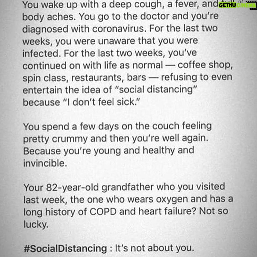 Johnny Galecki Instagram - We are all in this together. Truly. Special prayers for the truckers, delivery folk, grocery store workers, etc. that are currently allowing us all some semblance of normalcy. ❤️❤️❤️