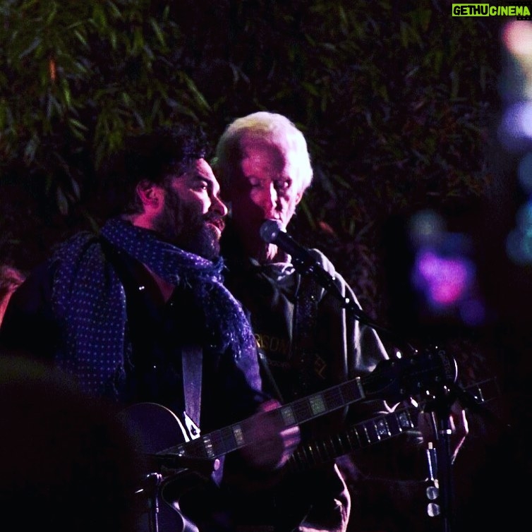 Johnny Galecki Instagram - A heartfelt thank you to @timothywhite and @morrisonhotelgallery for inviting @badflowerjosh and I to play with @officialrobbykrieger of The Doors for the 50th anniversary of the #morrisonhotel album cover photo. It was an honor and a dream to play with such an icon who rocks as hard as ever and is the picture of a gentleman. XO. (Special thanks to #WEHOfiremarshal for shutting us down. It was late and loud and I have a child.) #lifewithpooks