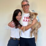 Johnny Knoxville Instagram - Ho Ho Ho, Happy Holidays, Merry Christmas, Happy Kwaanza and Happy Sunday to everyone. Meet Bucket, the newest addition to our family. She was found in a garbage can in Tijuana and the good people at @muttscouts rescued her and got her to us last night. So far her day consists of getting, photographed, fed and kissed. Oh yeah and she pooped on a deck chair so she is fitting in fine around here.❤️ #woof