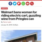 Johnny Knoxville Instagram - @walmart bans a woman for living her best life?!! I know how I’m going to spend my Sunday. #guzzlingwineoutofapringlescanatwalmart 🕺🏻