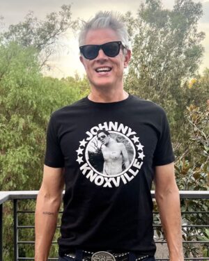 Johnny Knoxville Instagram - Ok, I am definitely the last Jackass cast member to do t-shirts, but I have finally have arrived to the party. I don’t know how long I will stay at aforementioned party, but doing these shirts is fun for now. And thank you to @jlingenfelter, @edvill, and @bendpressmachine for doing such stellar designs. And thanks to @gorillaflicks for great notes! Link to buy in bio. Thanks!