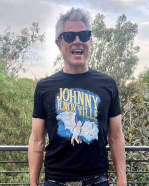 Johnny Knoxville Instagram - Ok, I am definitely the last Jackass cast member to do t-shirts, but I have finally have arrived to the party. I don’t know how long I will stay at aforementioned party, but doing these shirts is fun for now. And thank you to @jlingenfelter, @edvill, and @bendpressmachine for doing such stellar designs. And thanks to @gorillaflicks for great notes! Link to buy in bio. Thanks!