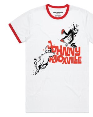 Johnny Knoxville Instagram - Ok, I am definitely the last Jackass cast member to do t-shirts, but I have finally have arrived to the party. I don’t know how long I will stay at aforementioned party, but doing these shirts is fun for now. And thank you to @jlingenfelter, @edvill, and @bendpressmachine for doing such stellar designs. And thanks to @gorillaflicks for great notes! Link to buy in bio. Thanks!