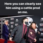 Johnny Knoxville Instagram - It appears that low down and dirty @samizayn has hit all new lows even for him. Trying to ride the wave of Jackass Forever’s successful weekend at the box office he tries to garner attention for himself by posting insta stories like this. They are the listless threats of a desperate man. Looks like there is only one way to settle this,the old fashion way. 👊🏼🤼‍♀️#suckitsami