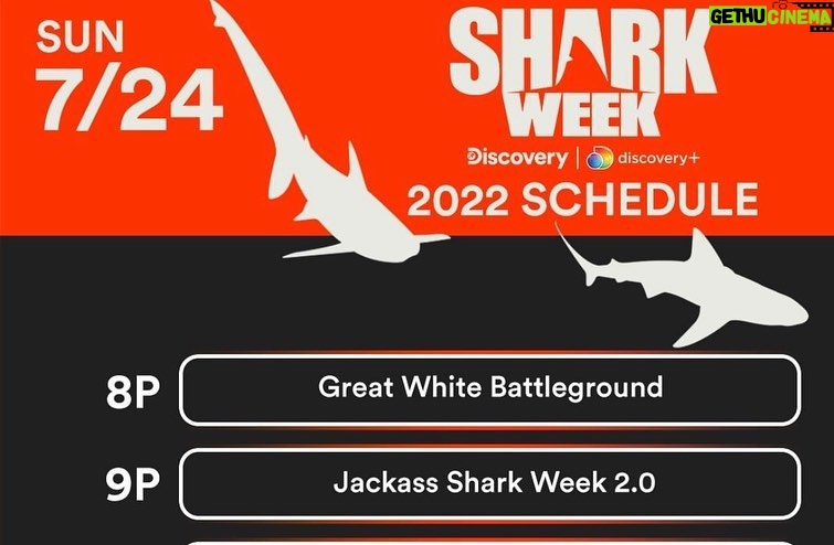 Johnny Knoxville Instagram - Had a ball and that ain’t all filming with @jackass guys for @sharkweek. Our episode airs July 24th at 9pm on @discovery. Wahoo!