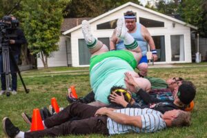 Johnny Knoxville Instagram - Jackass 4.5 is out on Netflix now. What better way to spend a Saturday night than to watch us destroy our ding dings. 🍆🔨😘 pics by @seancliver and @lancebangs