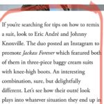 Johnny Knoxville Instagram - Thanks @theemilyting for making @ericfuckingandre and I unlikely fashion bros. 😘 Who knew?🕺🏻