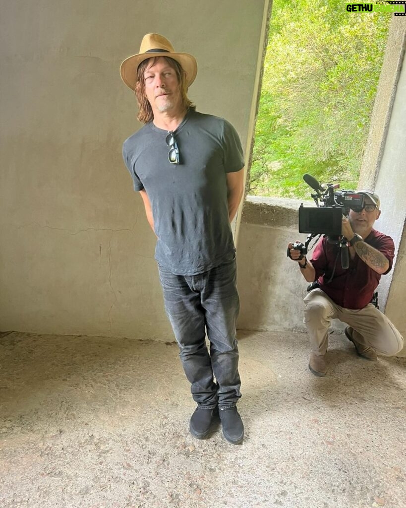 Johnny Knoxville Instagram - I have been meaning to post this for a while but because of the SAG strike I could not. I had the great pleasure of traveling in and around Rome with my old friend @bigbaldhead on his show #ride on @amc_tv. We visited Civita di Bagnoregio, a breathtaking 2500 year old Etruscan village which is eroding off the top of a hillside. A girl biker gang gave us a tour of Rome and best of all Norman and I had a chance to have some beers and catch up for the first time in many years. I sure am proud of him and all he keeps accomplishing, and had a flaming ball appearing on his show. ❤
