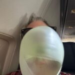 Johnny Knoxville Instagram – Entertaining myself on a flight back from Vegas. Not the biggest I’ve ever blown 😉 but not too shabby. I snapped the pic right as it was bursting. I chewed 5 pieces of #hubbabubba strawberry watermelon to produce these babies. Also included a few previous attempts for reference and your amusement. Catch @prankpanelabc on #abc tonight at 8pm eastern! Also streaming on @hulu
