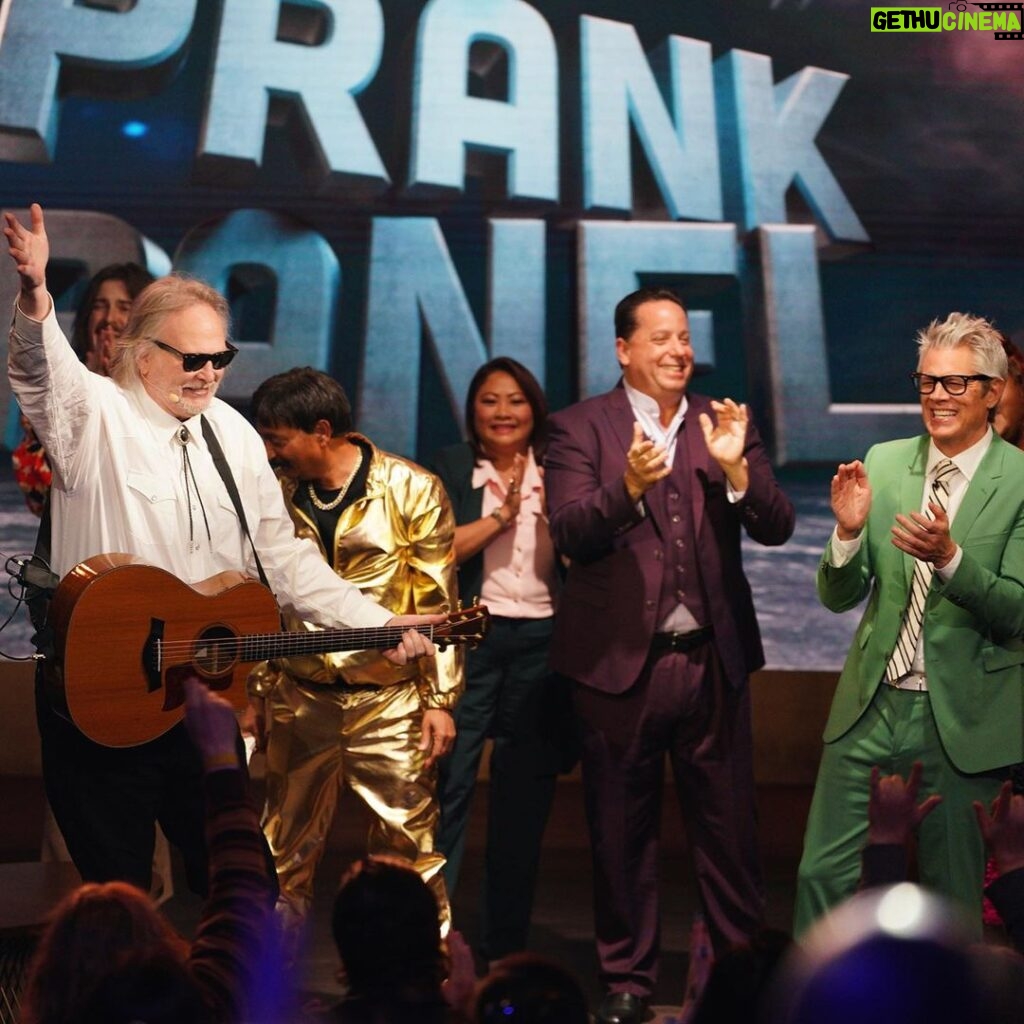 Johnny Knoxville Instagram - Finally, tonight Wednesday at 9/8c on ABC u can see all the chaotic naughtiness me, @ericfuckingandre and @gabby3shabby got up to on the sneak preview of #ThePrankPanel. Woohoo! And u can stream this mother-f-er on Hulu too. Don’t mother-f-in’ miss it!🎉