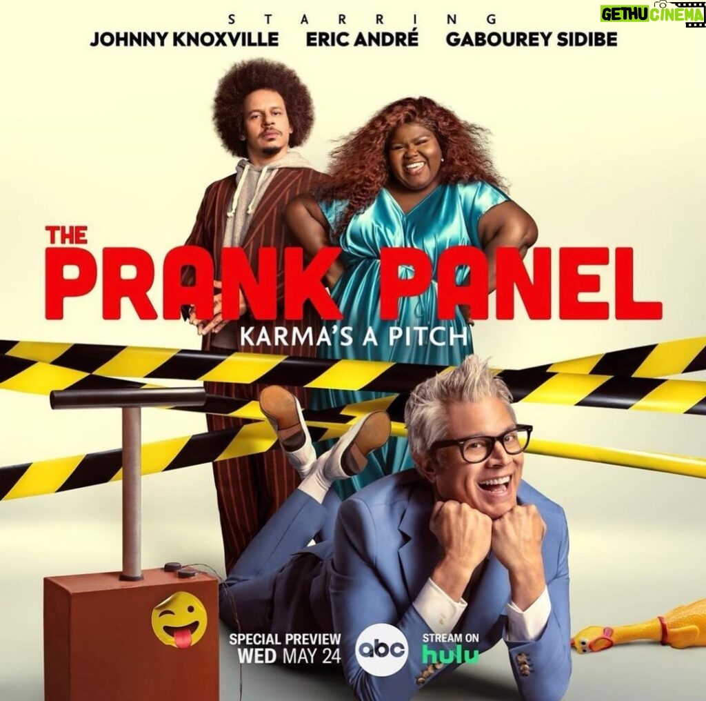 Johnny Knoxville Instagram - We’re doing a special preview of @prankpanelabc on May 24th on abc and stream on @hulu! Pretty damn excited about this and can’t wait for you to check it out. 🎉