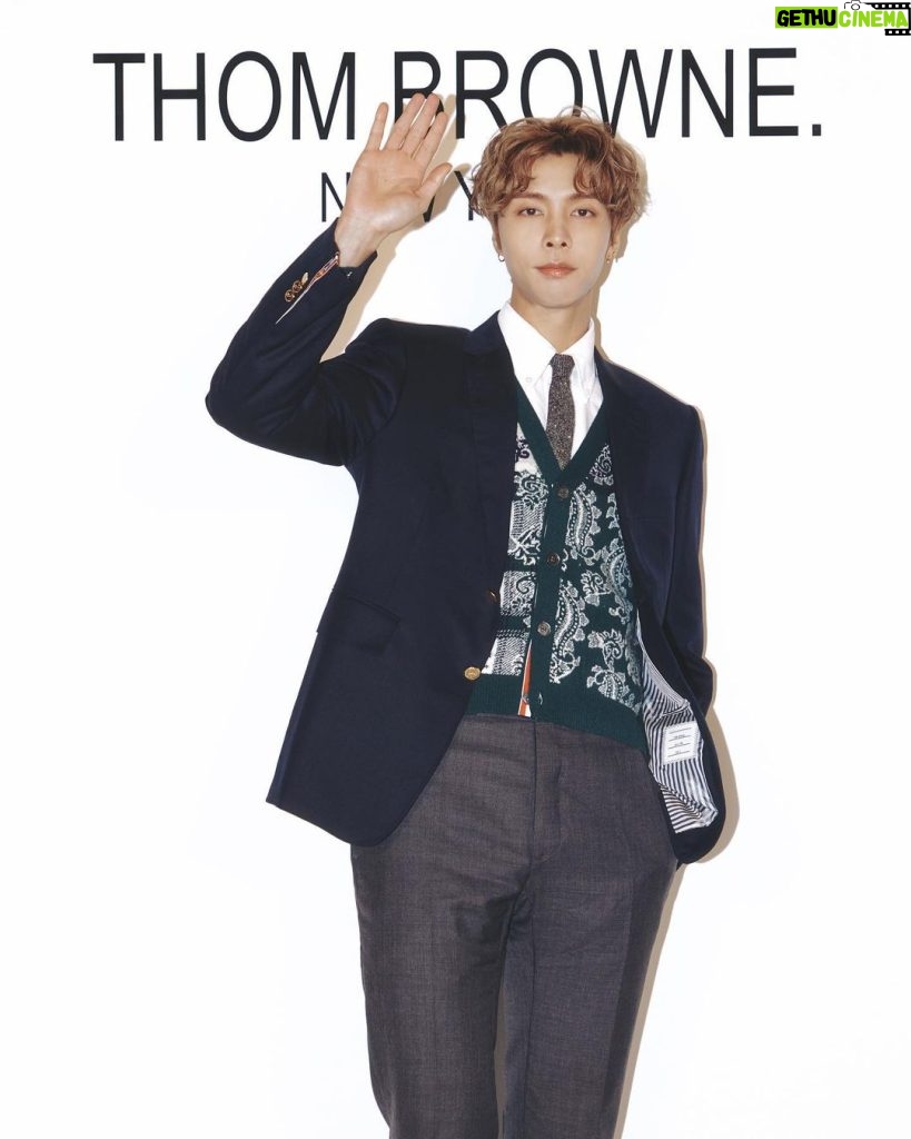 Johnny Suh Instagram - the best time with @thombrowne at the 20th anniversary event in seoul #thomebrown #thombrown20 #광고