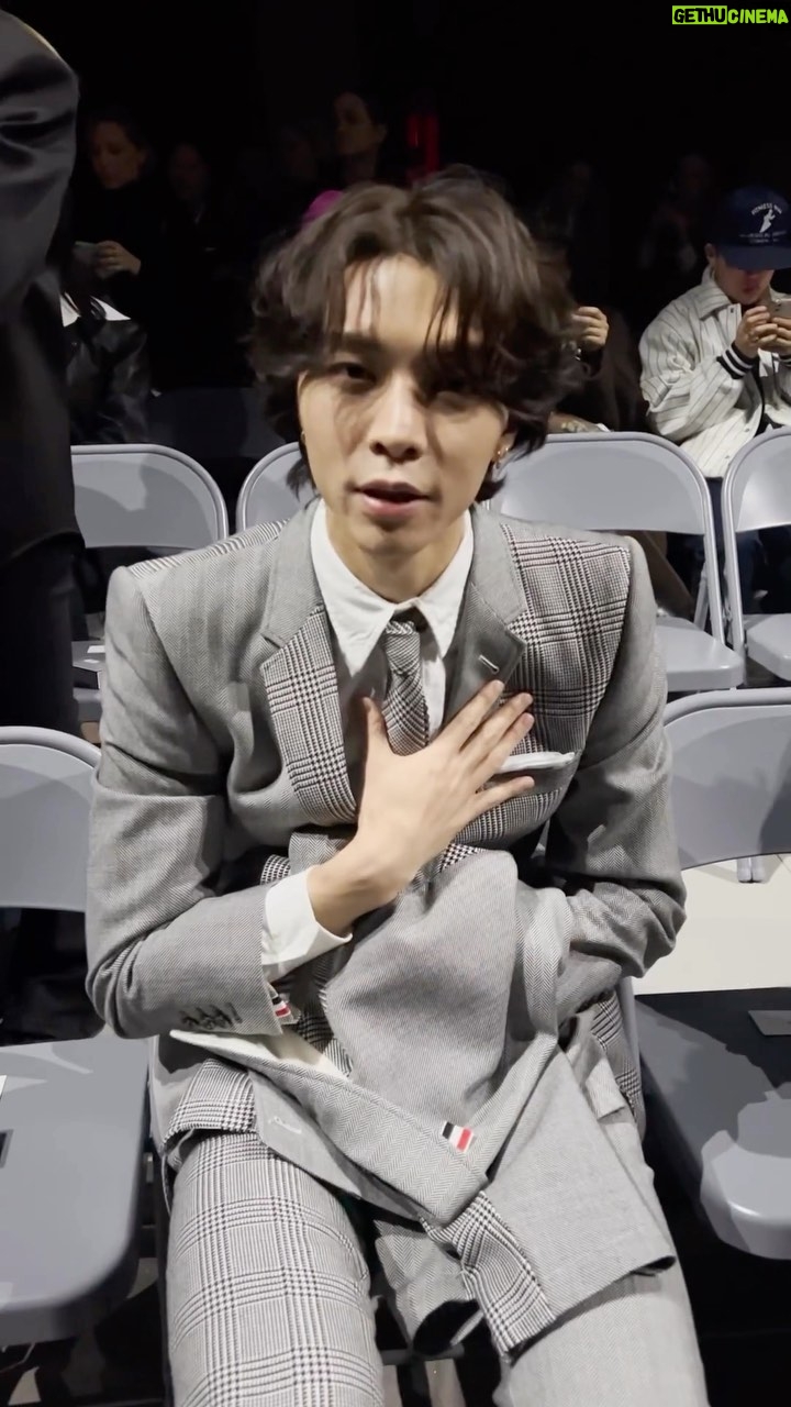 Johnny Suh Instagram - “I really liked this outfit as soon as I saw it because of the patterns.” Take a look at @johnnyjsuh getting ready for #NYFW with @thombrowne. New York, New York