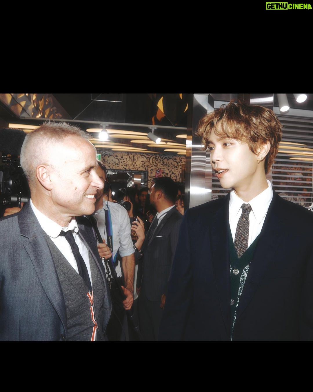 Johnny Suh Instagram - the best time with @thombrowne at the 20th anniversary event in seoul #thomebrown #thombrown20 #광고