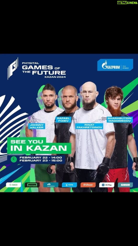 Johnny Walker Instagram - All my fans from Russia - On the feb 22-23 I will be in Kazan at the @gamesofuture I want to check out the new format of the sport - phygital games. See you soon at my autograph session. Kazan, Tatarstan