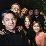 Jolina Magdangal Instagram - Sa thanksgiving get together kagabi, isang dinner na simple, intimate, at sobraaaaang kwelang “remembering when they were young” kwentuhan ang masasabi kong nadagdagan na naman sa surreal moments ko at fangirling. Thank you talaga @livenationph Sir Bojie, Ms.Rhiza and Ms.Mals for making everything happen at patuloy na pag alaga sa friendship and brotherhood nina Mark, Rico, Nathan, at Bamboo. Ps: Rollercoaster ang feeling kagabi.. in a very very happy and grateful way. Mula sa nakakatawa nilang kwento nung 90s hanggang sa mga laman ng puso nila sa nangyaring concert.🙌🏻🫶🏼 Punong puno ang puso ko ng saya para sa asawa ko.♥️♥️♥️ #rivermayathereunion