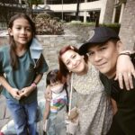 Jolina Magdangal Instagram - Ang aming simpleng selebrasyon kahapon para sa kaarawan ng pinakamamahal namin. Mahal, sa mga nangyari nung december at itong nangyari sa isa sa mga close kong kaibigan, gusto ko mag sorry at kalat ang isip ko.. pero sinubukan kong magplano para sa birthday mo pero kinapos ng oras. Gusto ko din mag thank you kasi kahit na may mga iba ka din iniisip, focus ka parin sa pag alaga sa akin, kay Pele at Vika. Mahal na mahal ka namin.♥️ #PeleSerye #TeleVika #birthday #simple #blessing #film