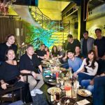 Jolina Magdangal Instagram - Sa thanksgiving get together kagabi, isang dinner na simple, intimate, at sobraaaaang kwelang “remembering when they were young” kwentuhan ang masasabi kong nadagdagan na naman sa surreal moments ko at fangirling. Thank you talaga @livenationph Sir Bojie, Ms.Rhiza and Ms.Mals for making everything happen at patuloy na pag alaga sa friendship and brotherhood nina Mark, Rico, Nathan, at Bamboo. Ps: Rollercoaster ang feeling kagabi.. in a very very happy and grateful way. Mula sa nakakatawa nilang kwento nung 90s hanggang sa mga laman ng puso nila sa nangyaring concert.🙌🏻🫶🏼 Punong puno ang puso ko ng saya para sa asawa ko.♥️♥️♥️ #rivermayathereunion