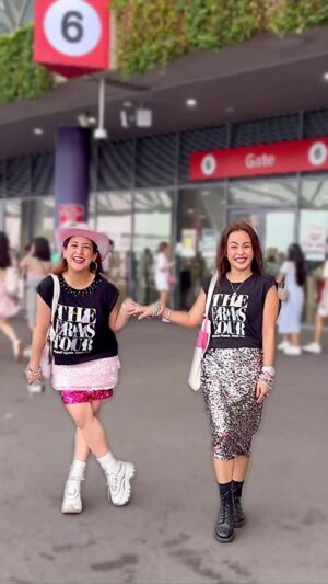 Jolina Magdangal Instagram - The most unplanned, meaningful and FEARLESS travel we did as bestfriends.💯

#taylorswift #theerastour #therastoyssg